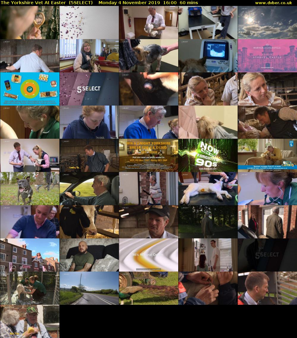 The Yorkshire Vet At Easter  (5SELECT) Monday 4 November 2019 16:00 - 17:00