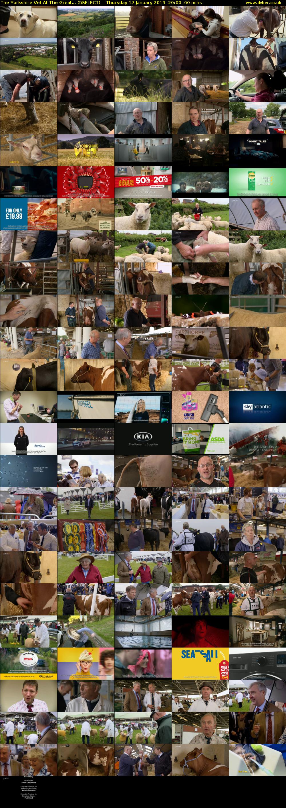 The Yorkshire Vet At The Great... (5SELECT) Thursday 17 January 2019 20:00 - 21:00