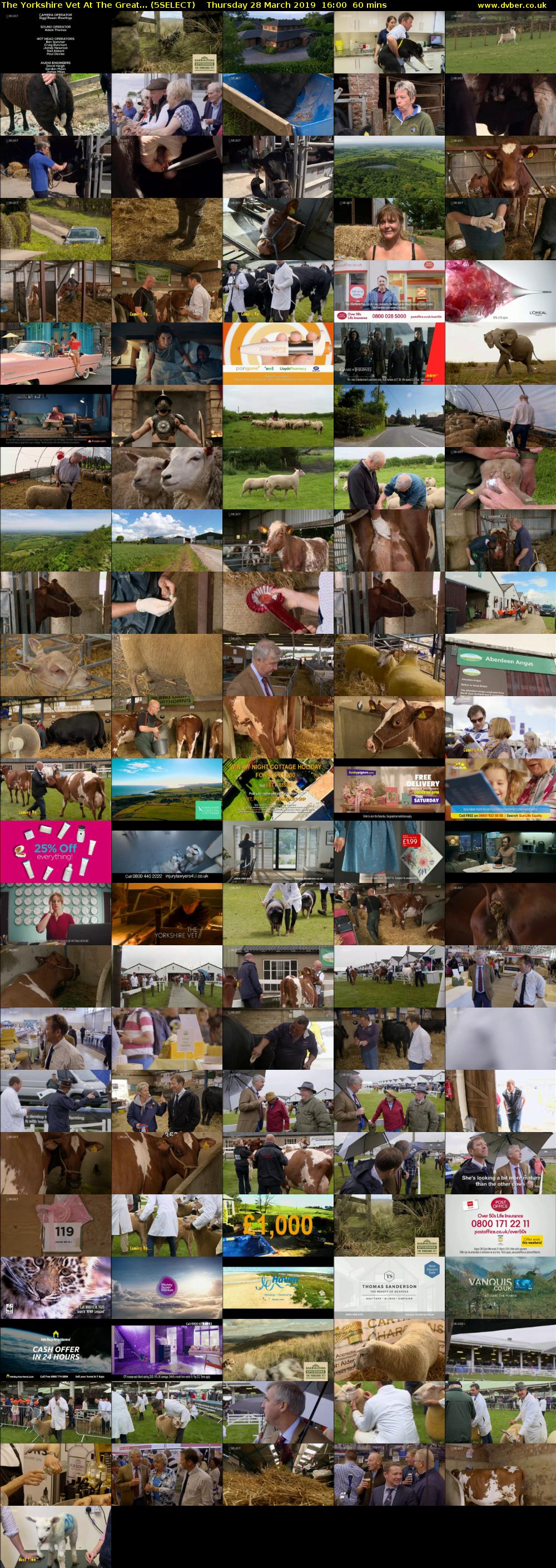 The Yorkshire Vet At The Great... (5SELECT) Thursday 28 March 2019 16:00 - 17:00