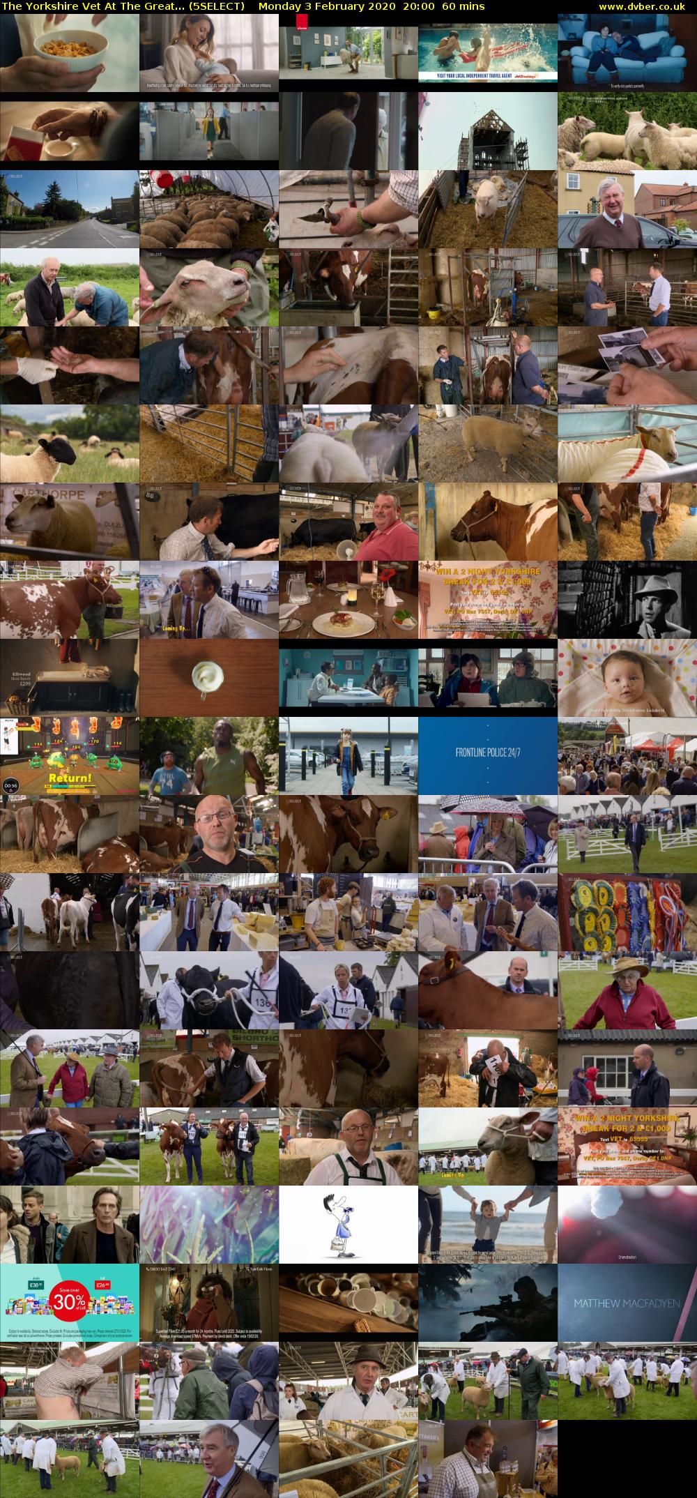 The Yorkshire Vet At The Great... (5SELECT) Monday 3 February 2020 20:00 - 21:00