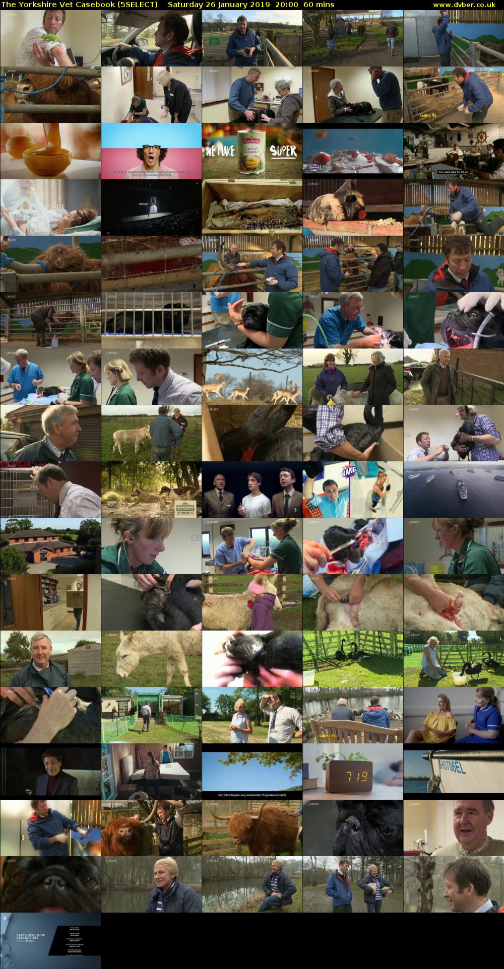The Yorkshire Vet Casebook (5SELECT) Saturday 26 January 2019 20:00 - 21:00