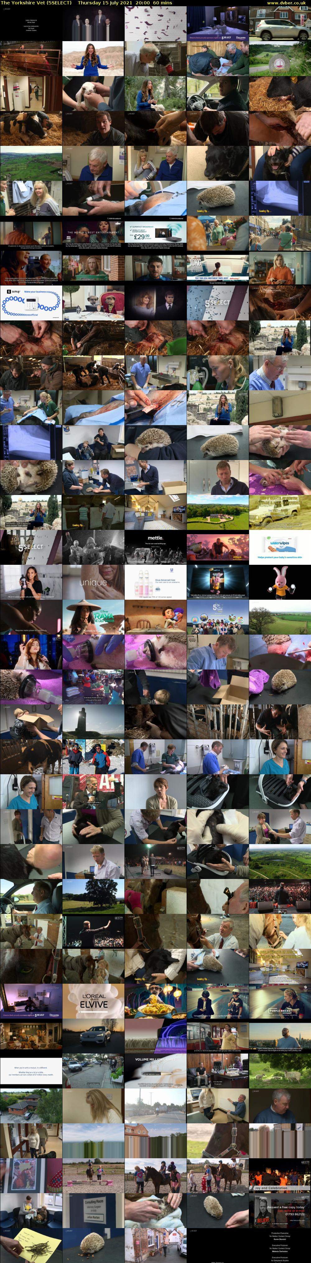 The Yorkshire Vet (5SELECT) Thursday 15 July 2021 20:00 - 21:00