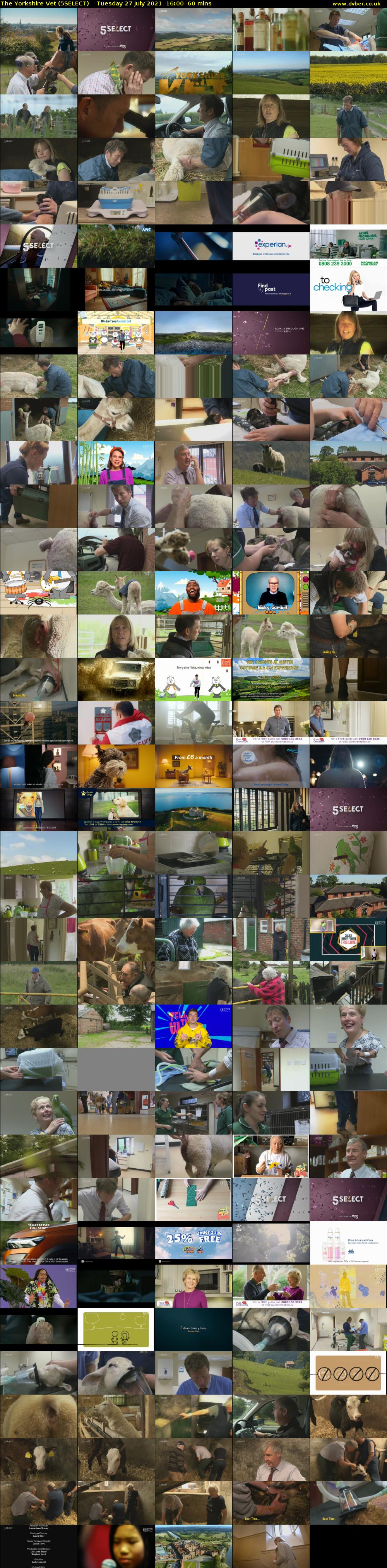 The Yorkshire Vet (5SELECT) Tuesday 27 July 2021 16:00 - 17:00