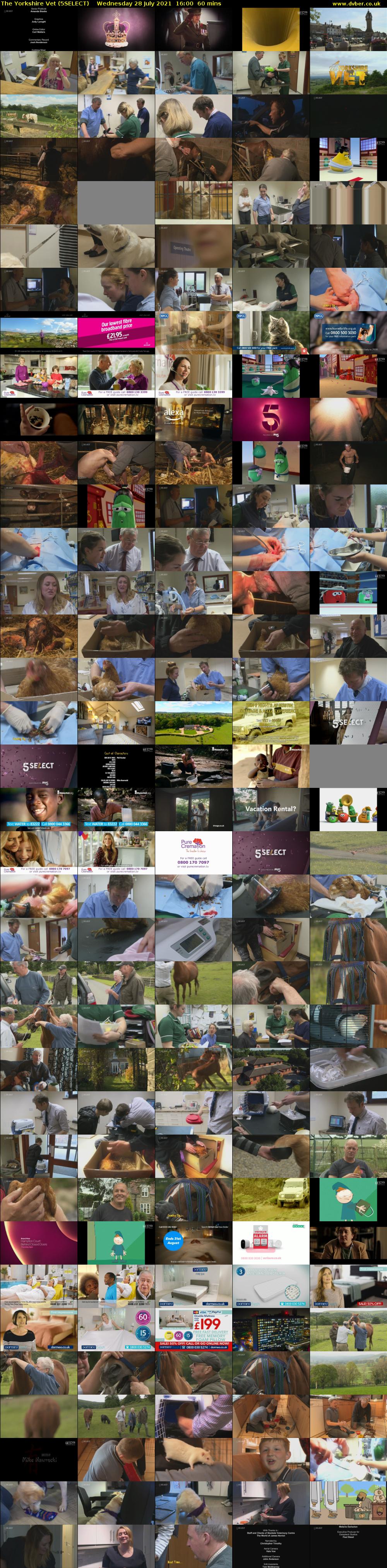 The Yorkshire Vet (5SELECT) Wednesday 28 July 2021 16:00 - 17:00