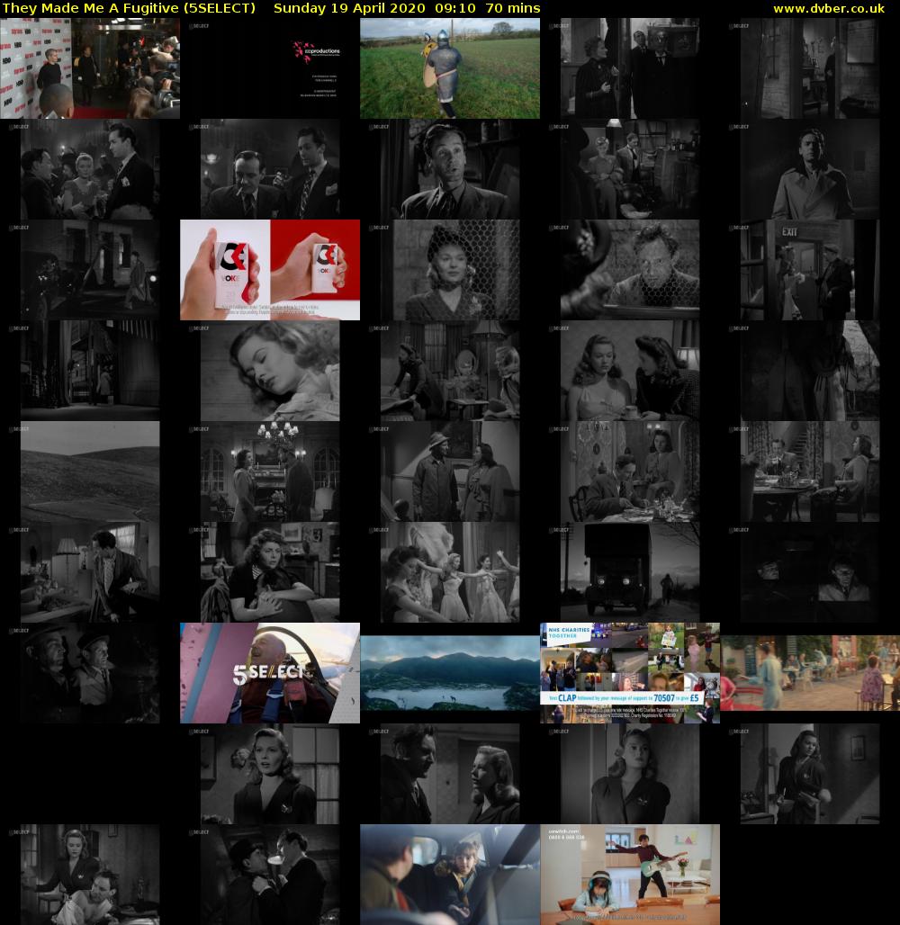 They Made Me A Fugitive (5SELECT) Sunday 19 April 2020 09:10 - 10:20