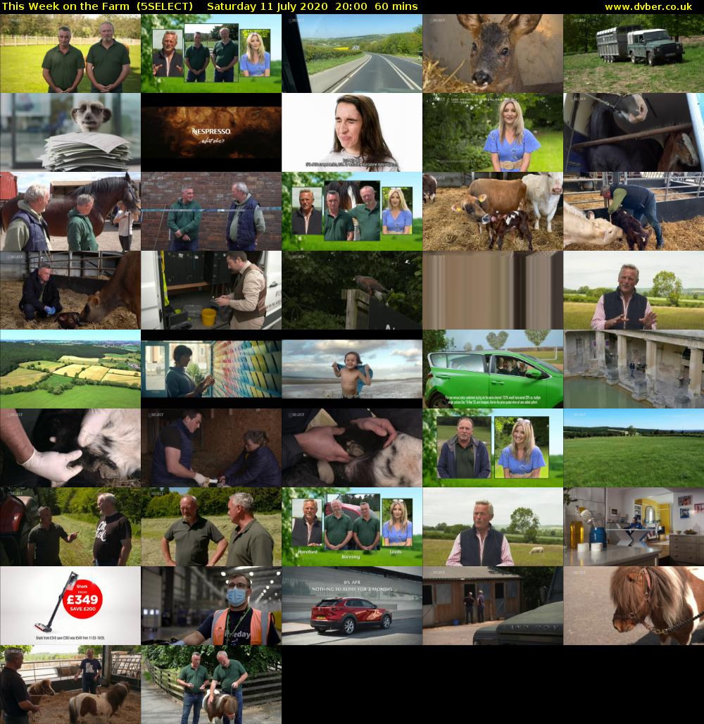 This Week on the Farm  (5SELECT) Saturday 11 July 2020 20:00 - 21:00