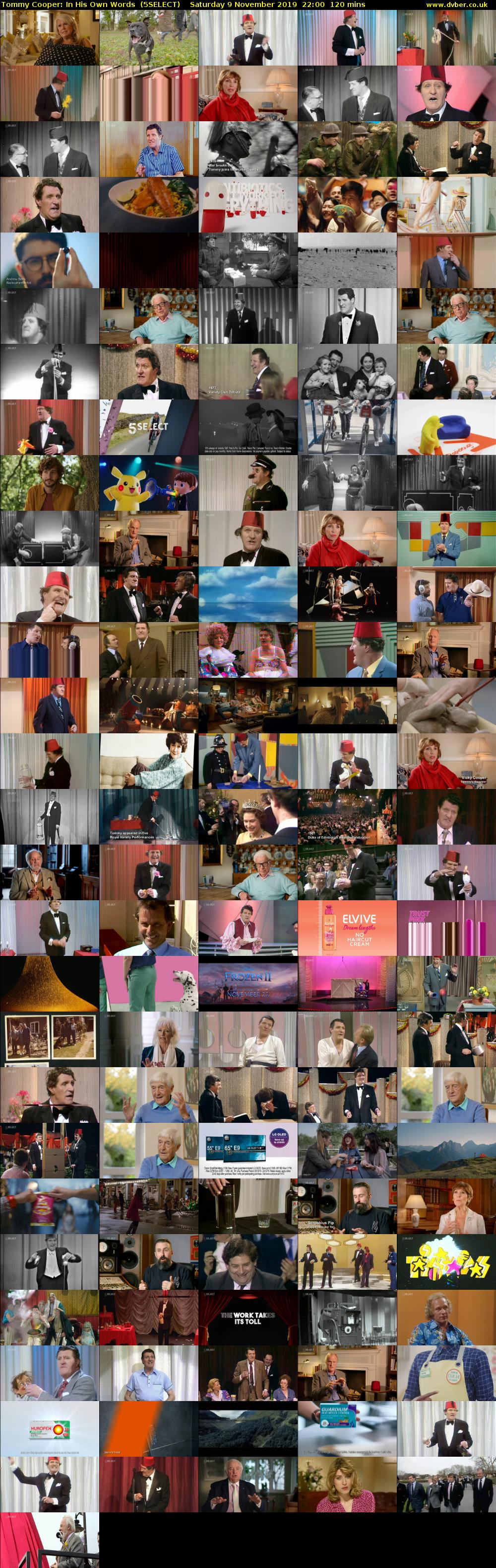 Tommy Cooper: In His Own Words  (5SELECT) Saturday 9 November 2019 22:00 - 00:00