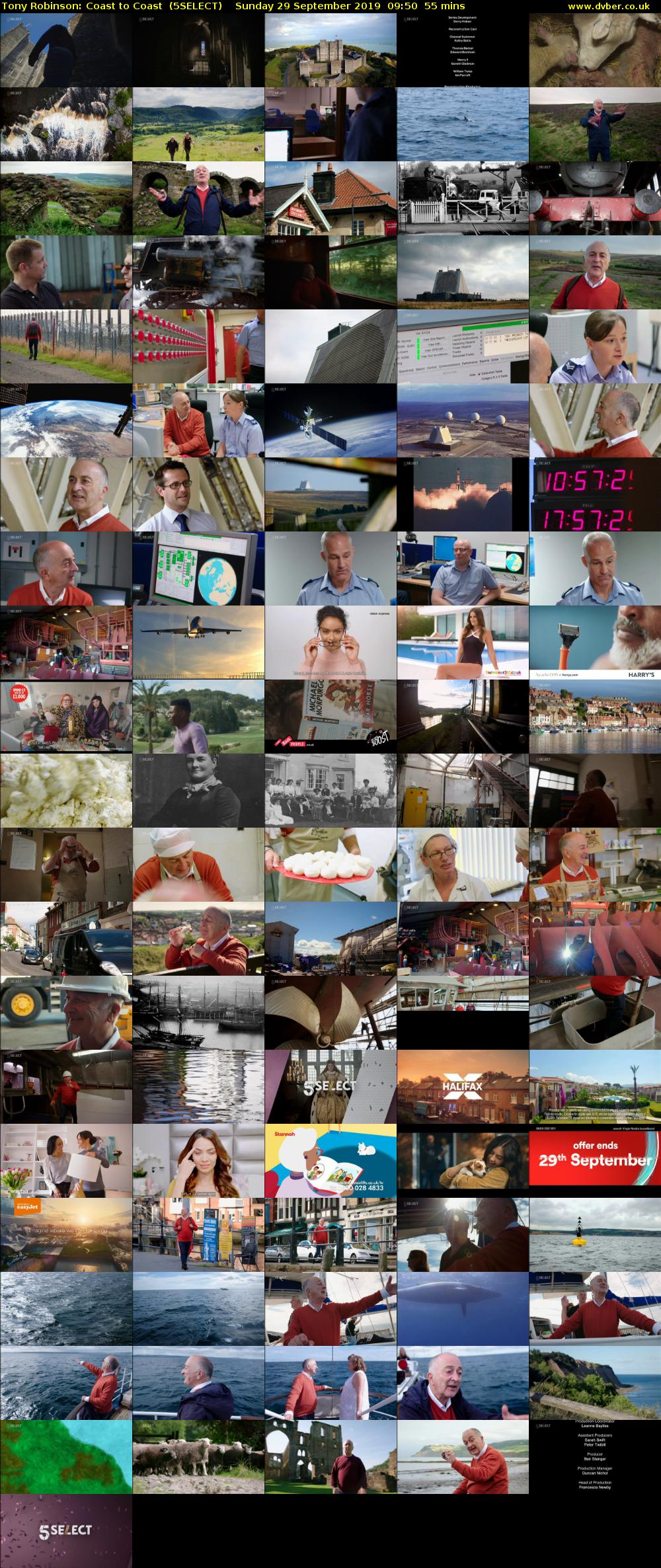 Tony Robinson: Coast to Coast  (5SELECT) Sunday 29 September 2019 09:50 - 10:45