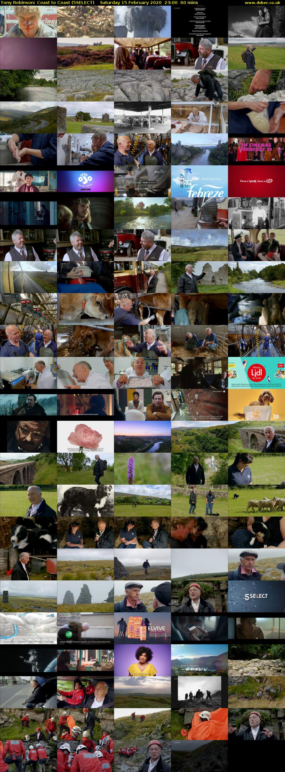 Tony Robinson: Coast to Coast (5SELECT) Saturday 15 February 2020 23:00 - 00:00