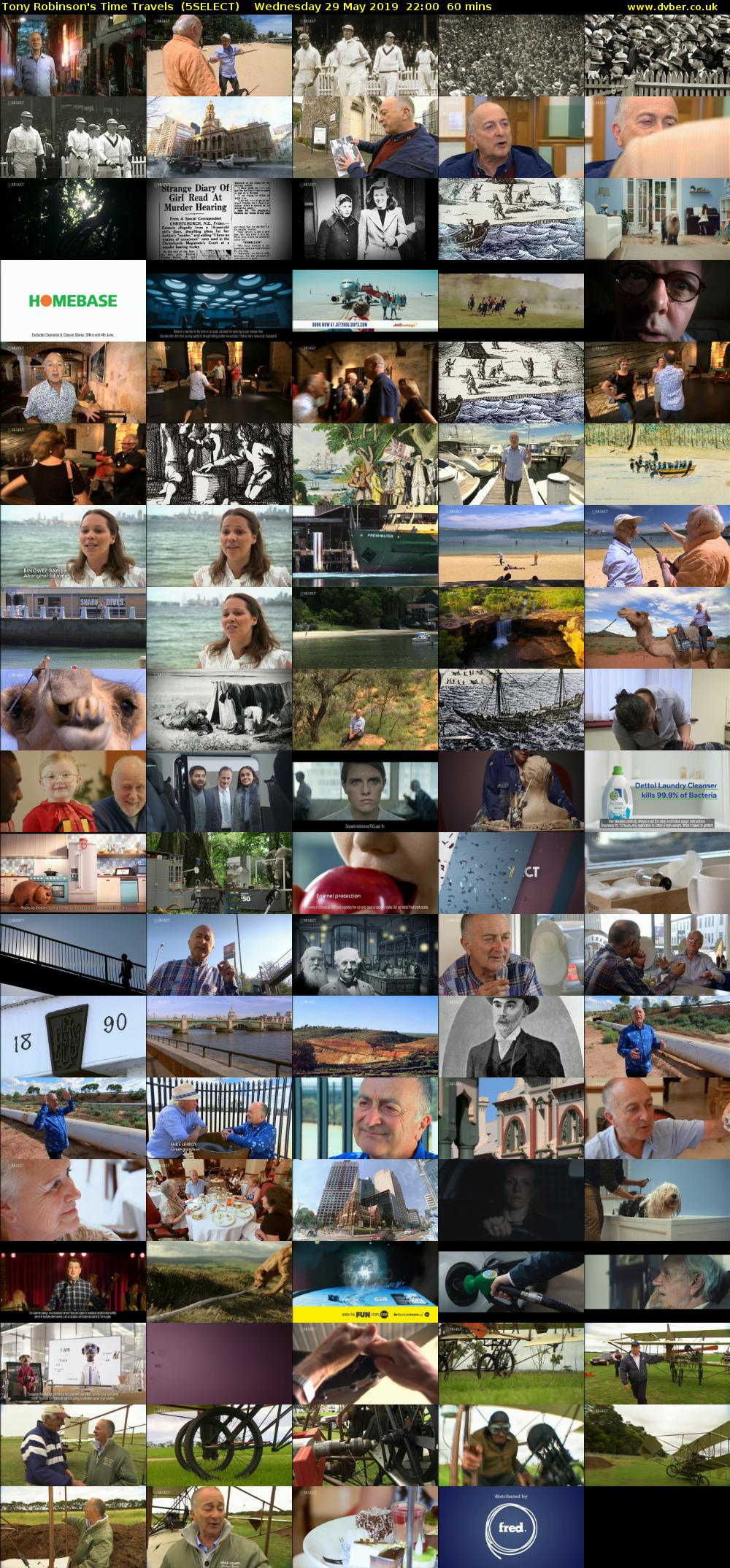 Tony Robinson's Time Travels  (5SELECT) Wednesday 29 May 2019 22:00 - 23:00