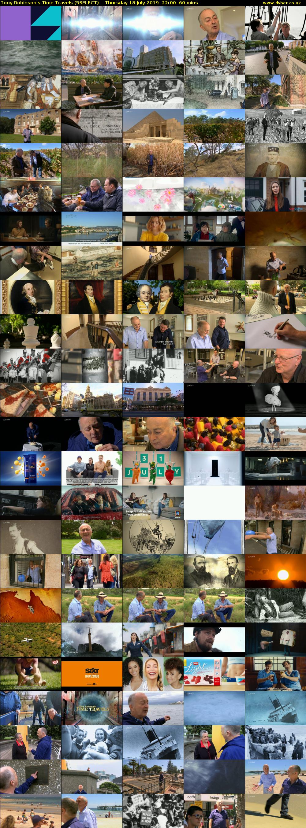 Tony Robinson's Time Travels (5SELECT) Thursday 18 July 2019 22:00 - 23:00