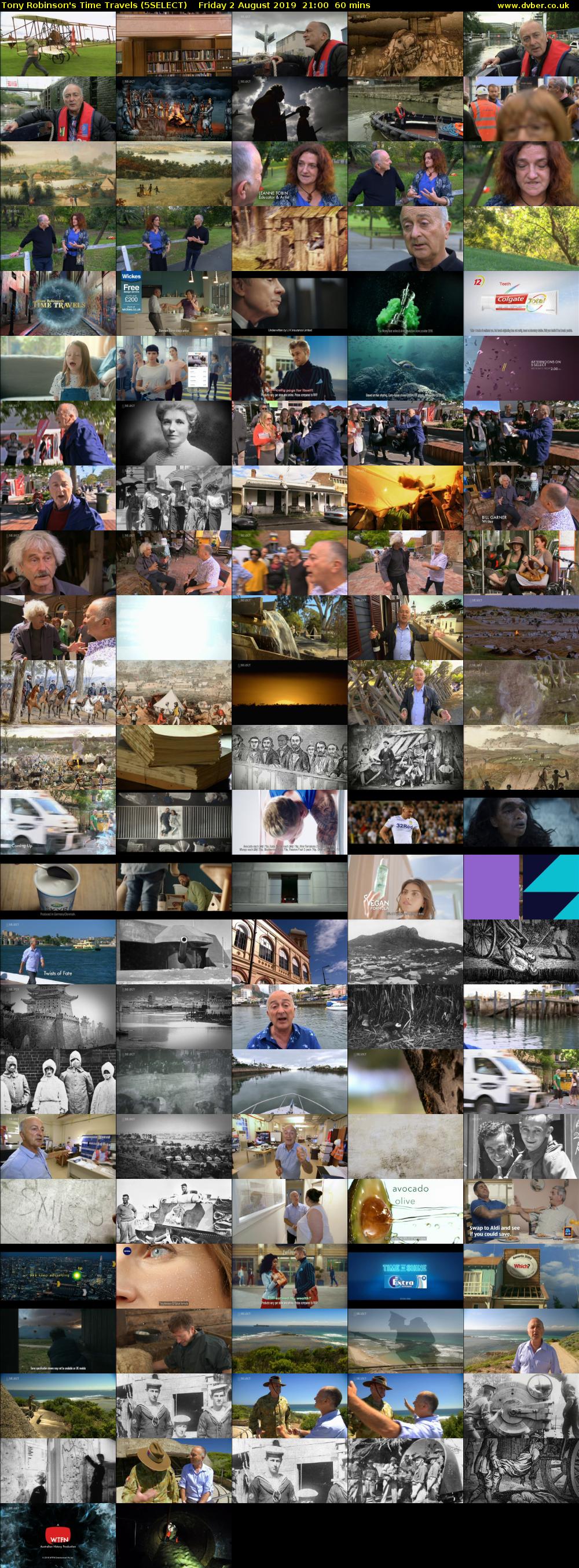 Tony Robinson's Time Travels (5SELECT) Friday 2 August 2019 21:00 - 22:00