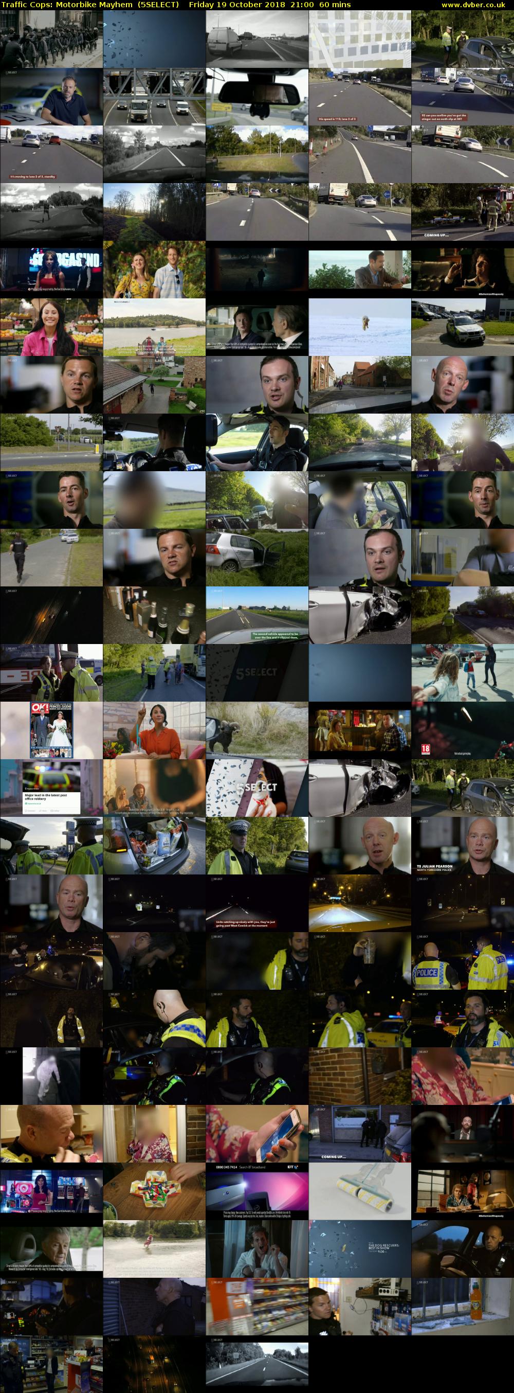 Traffic Cops: Motorbike Mayhem  (5SELECT) Friday 19 October 2018 21:00 - 22:00