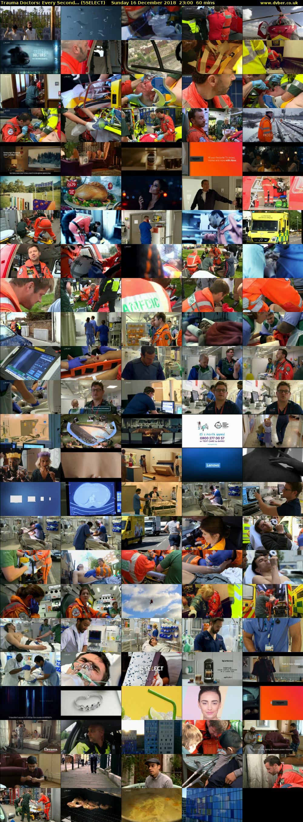 Trauma Doctors: Every Second... (5SELECT) Sunday 16 December 2018 23:00 - 00:00
