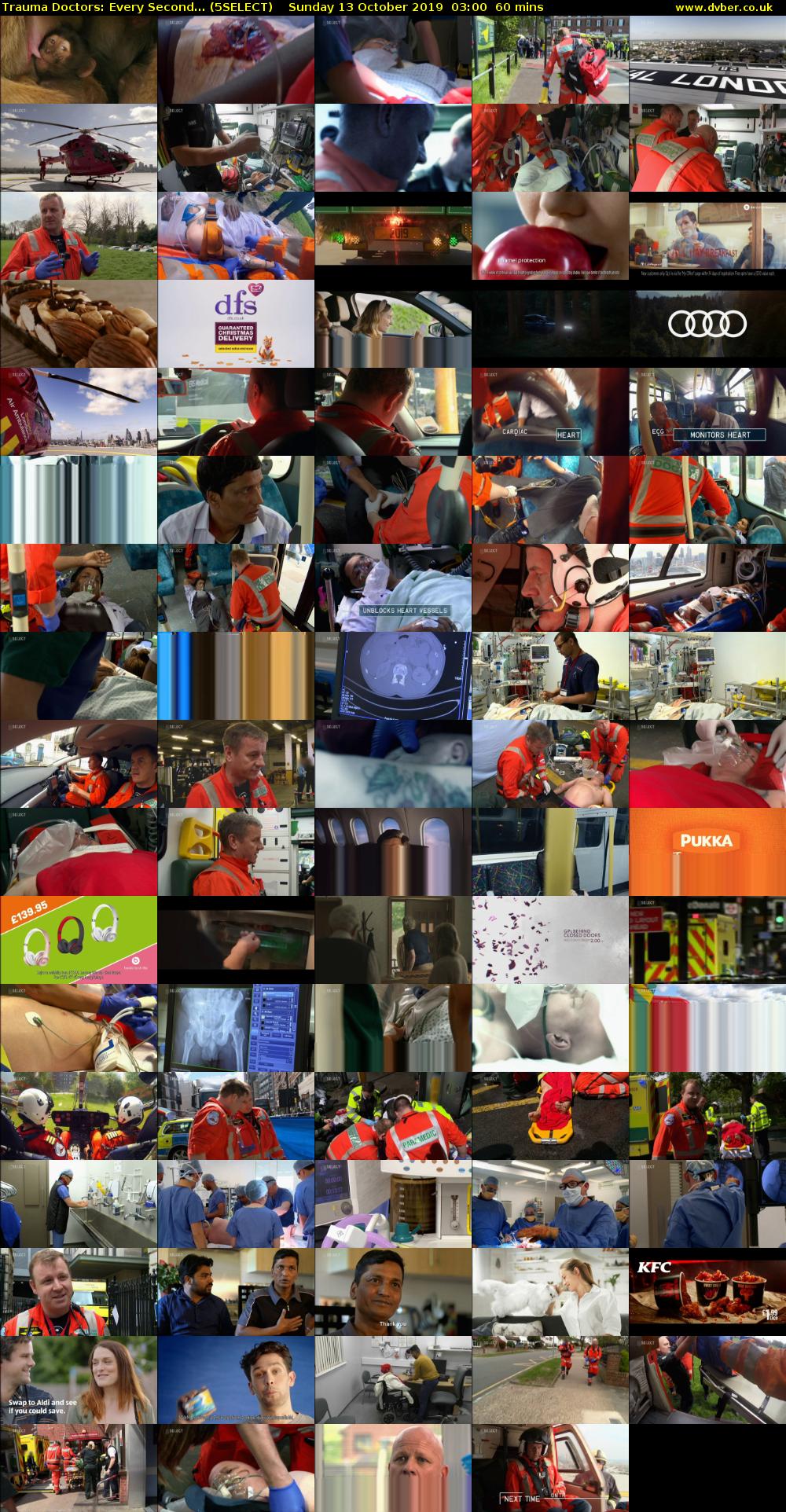 Trauma Doctors: Every Second... (5SELECT) Sunday 13 October 2019 03:00 - 04:00