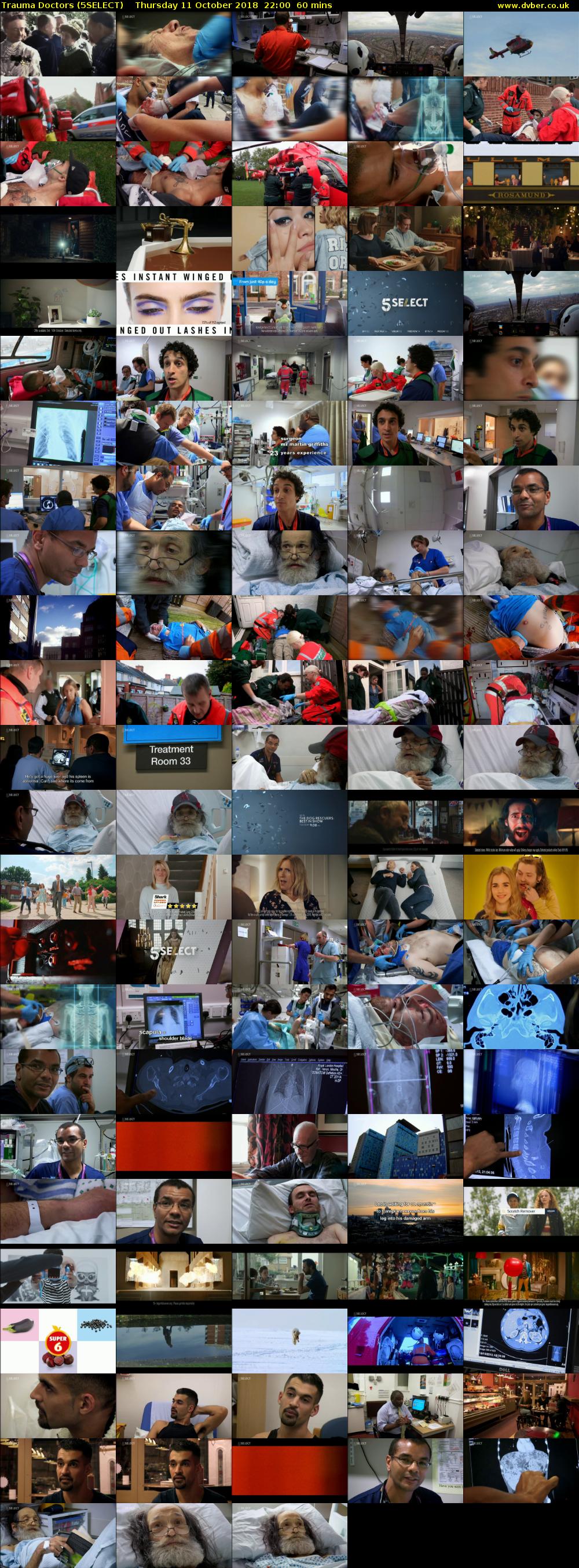 Trauma Doctors (5SELECT) Thursday 11 October 2018 22:00 - 23:00