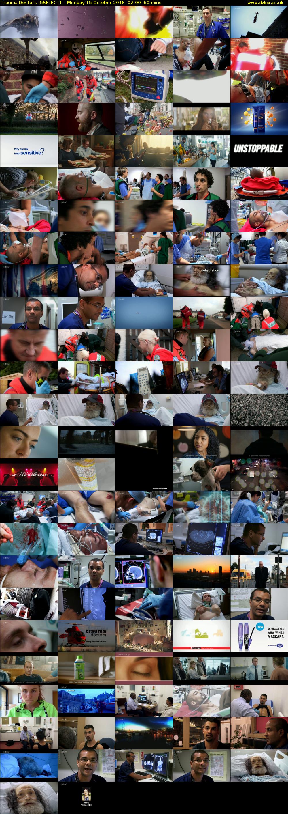 Trauma Doctors (5SELECT) Monday 15 October 2018 02:00 - 03:00