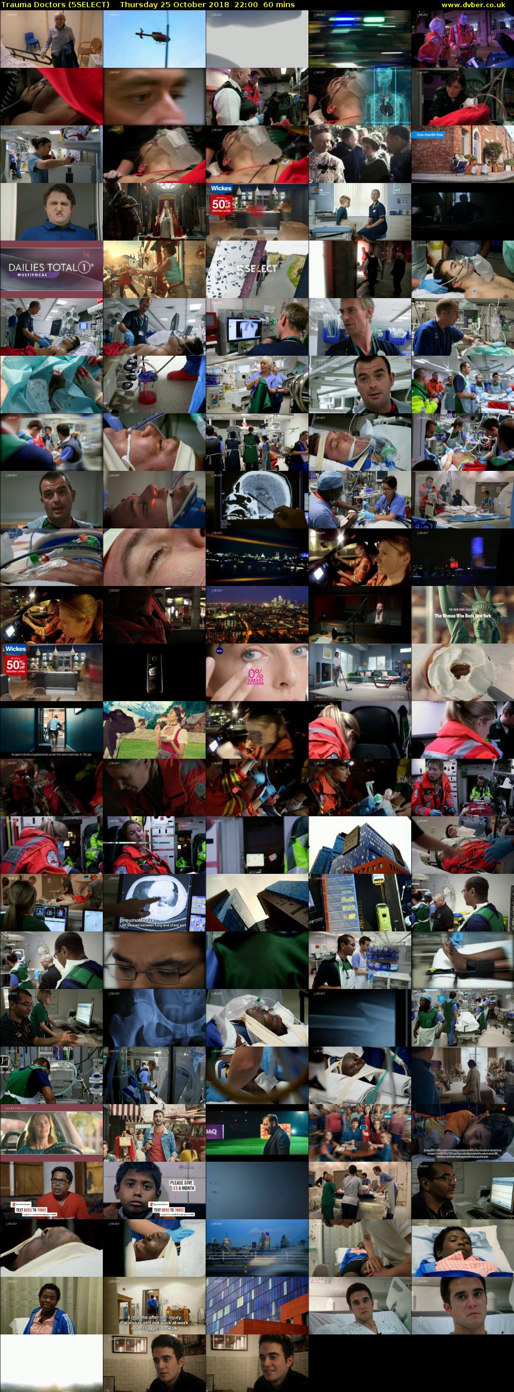 Trauma Doctors (5SELECT) Thursday 25 October 2018 22:00 - 23:00