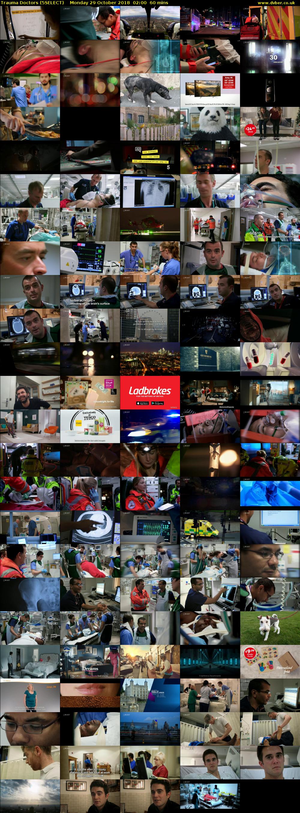 Trauma Doctors (5SELECT) Monday 29 October 2018 02:00 - 03:00
