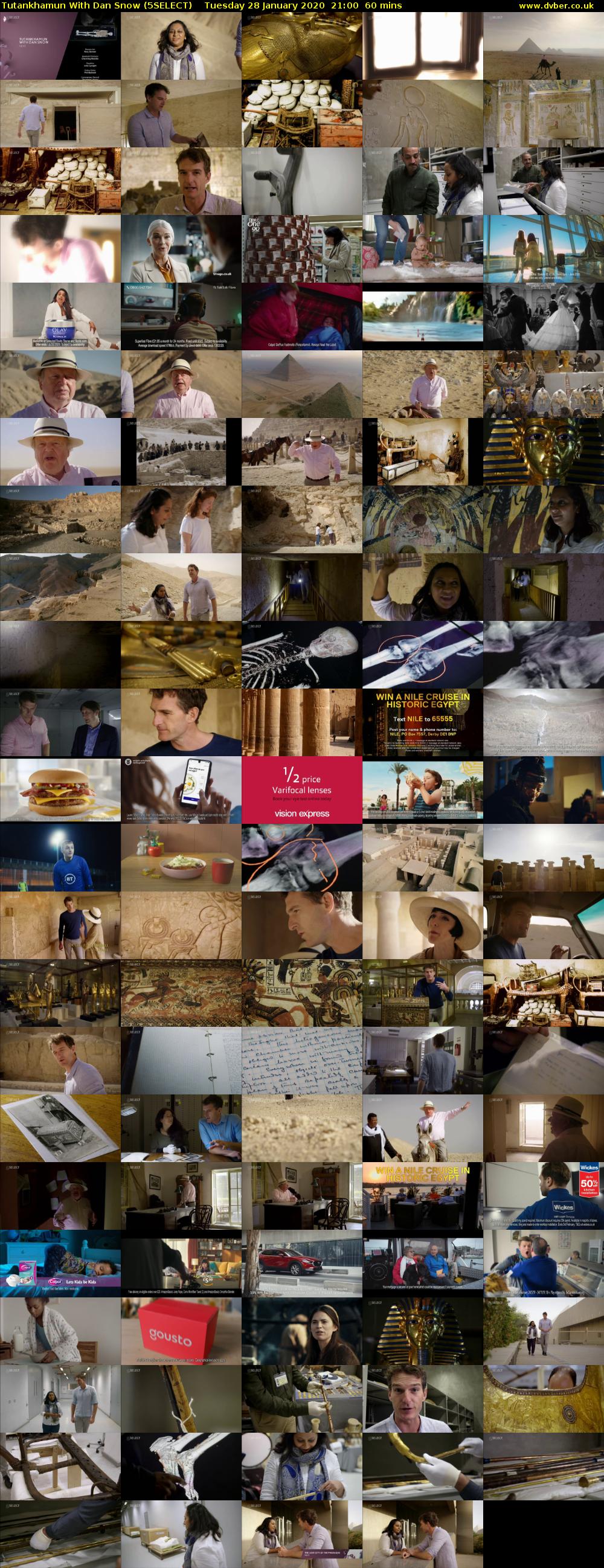 Tutankhamun With Dan Snow (5SELECT) Tuesday 28 January 2020 21:00 - 22:00