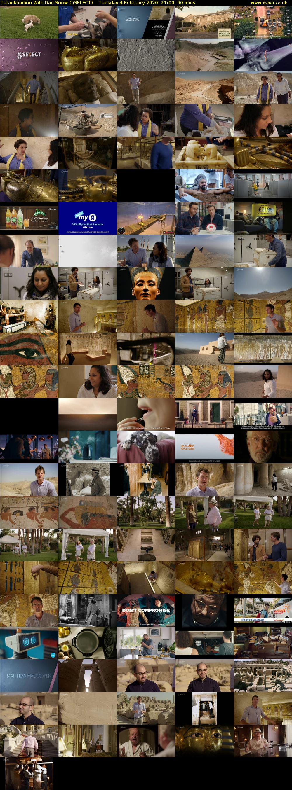 Tutankhamun With Dan Snow (5SELECT) Tuesday 4 February 2020 21:00 - 22:00