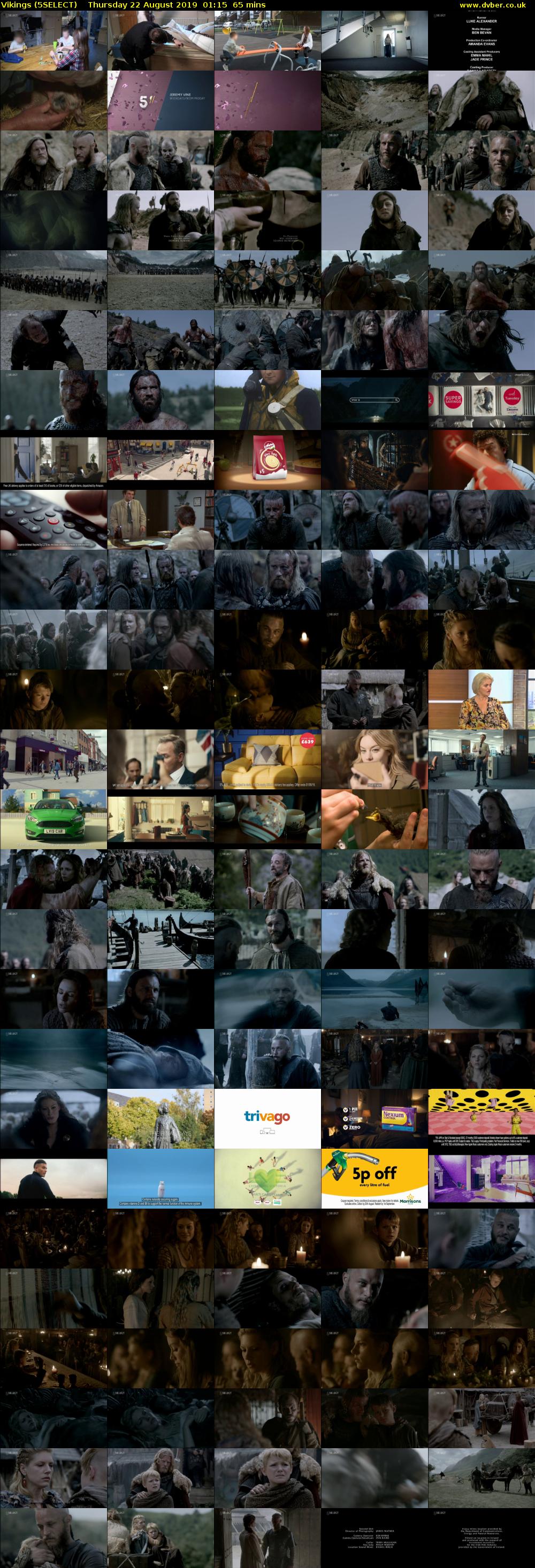 Vikings (5SELECT) Thursday 22 August 2019 01:15 - 02:20