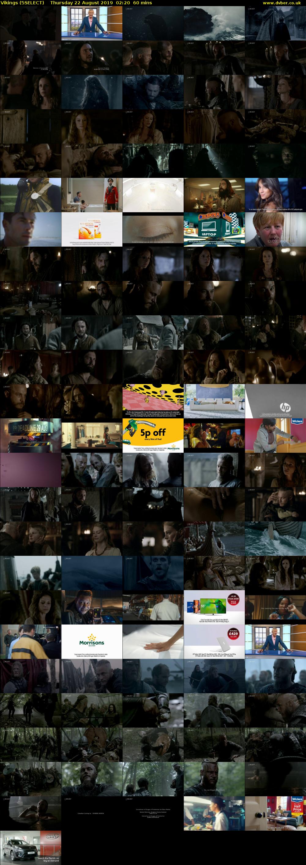 Vikings (5SELECT) Thursday 22 August 2019 02:20 - 03:20