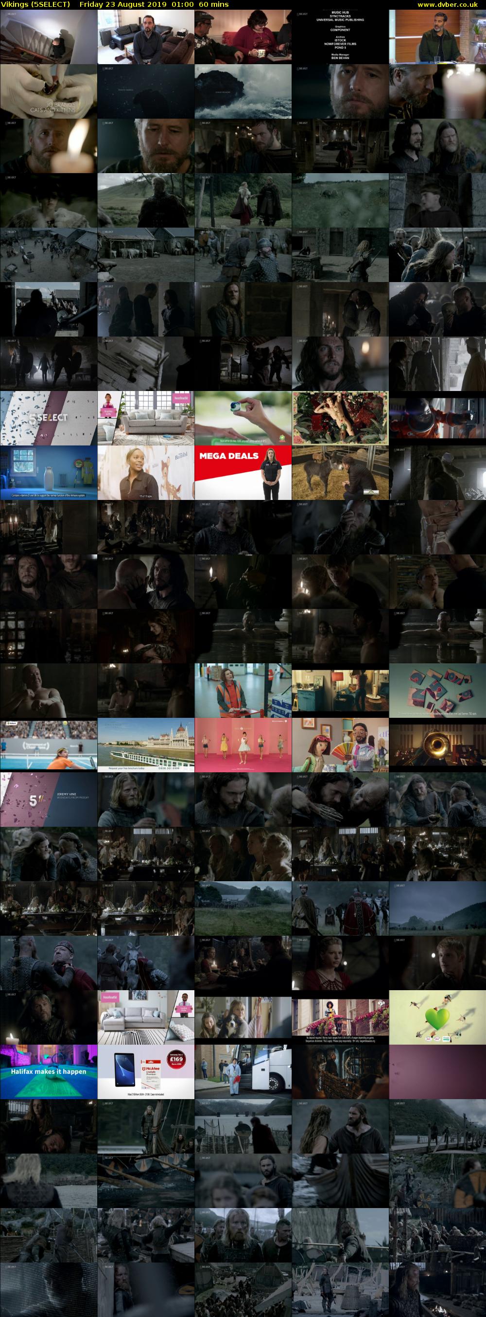 Vikings (5SELECT) Friday 23 August 2019 01:00 - 02:00