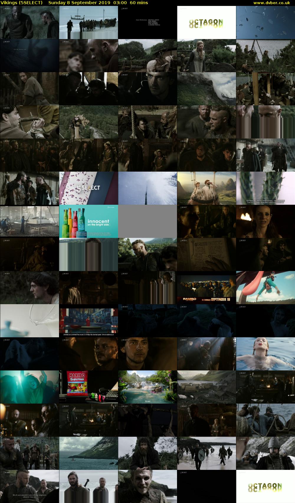 Vikings (5SELECT) Sunday 8 September 2019 03:00 - 04:00