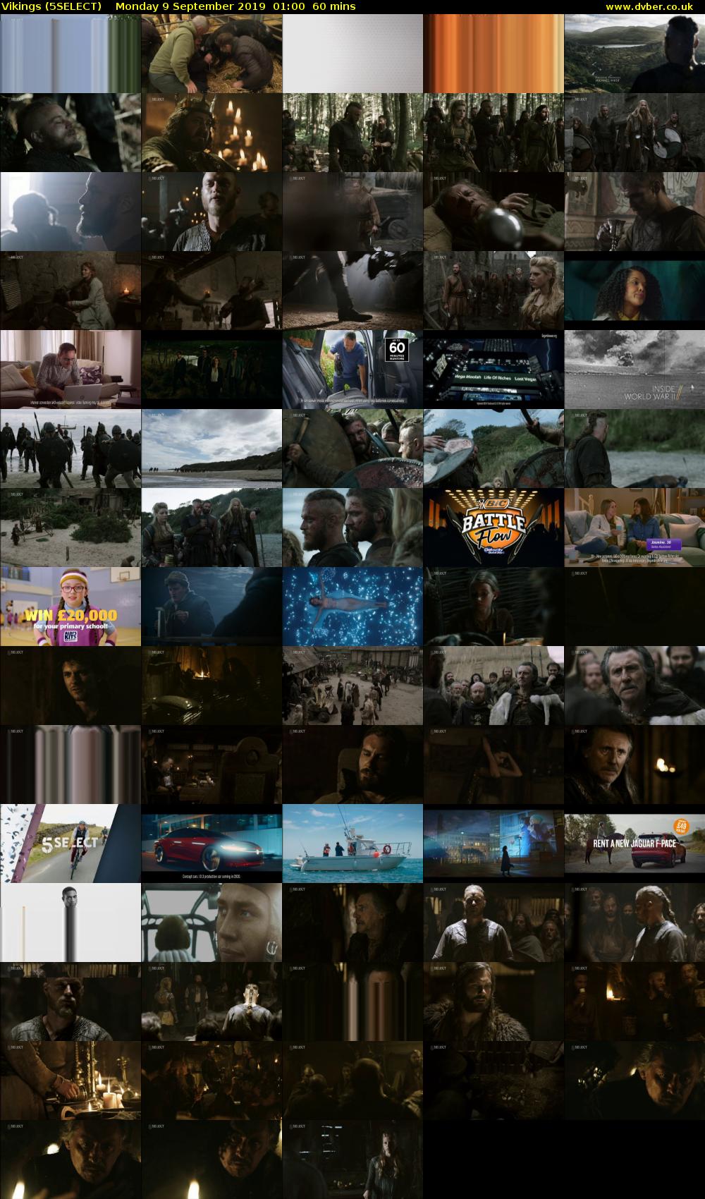 Vikings (5SELECT) Monday 9 September 2019 01:00 - 02:00