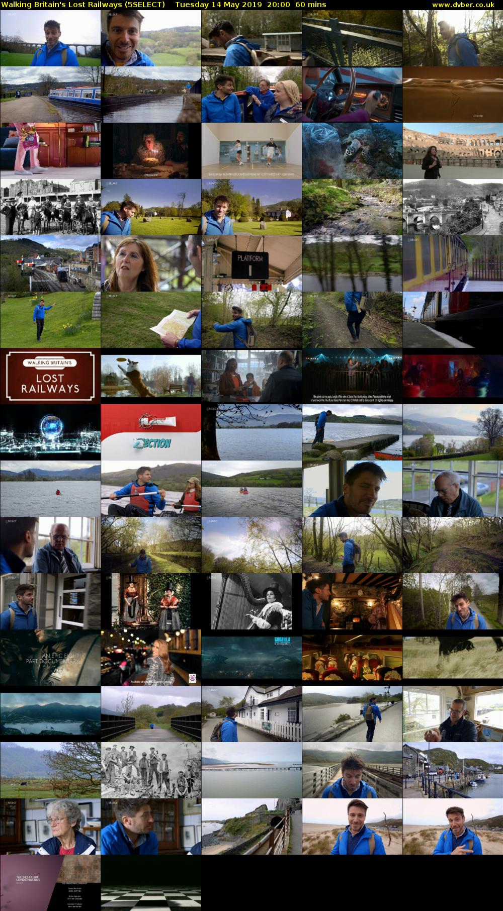 Walking Britain's Lost Railways (5SELECT) Tuesday 14 May 2019 20:00 - 21:00