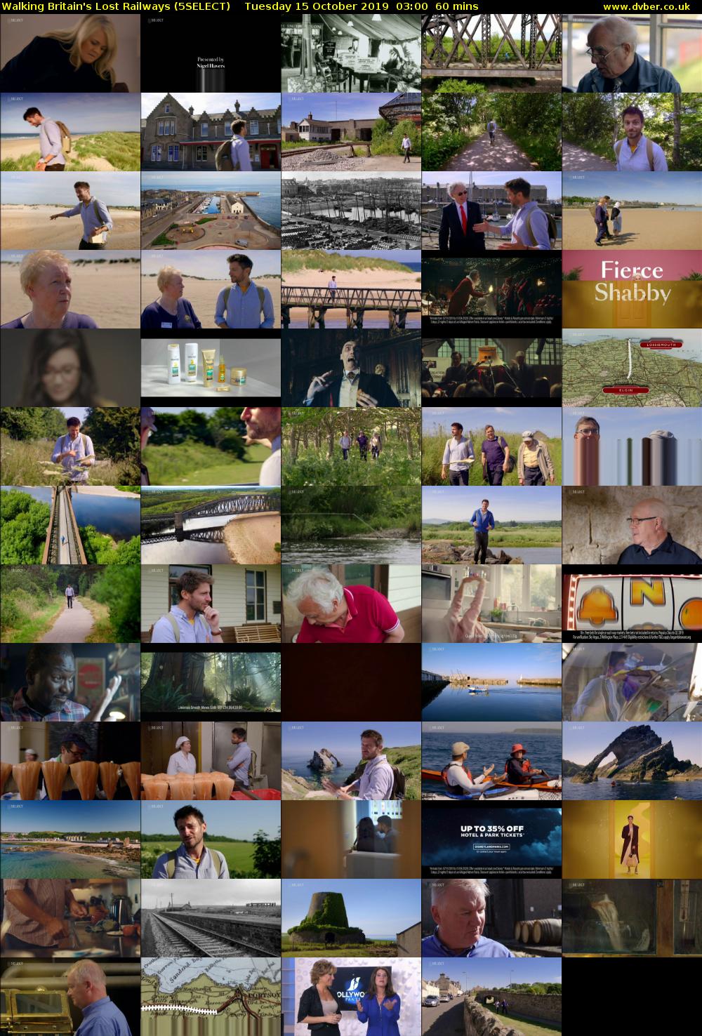 Walking Britain's Lost Railways (5SELECT) Tuesday 15 October 2019 03:00 - 04:00