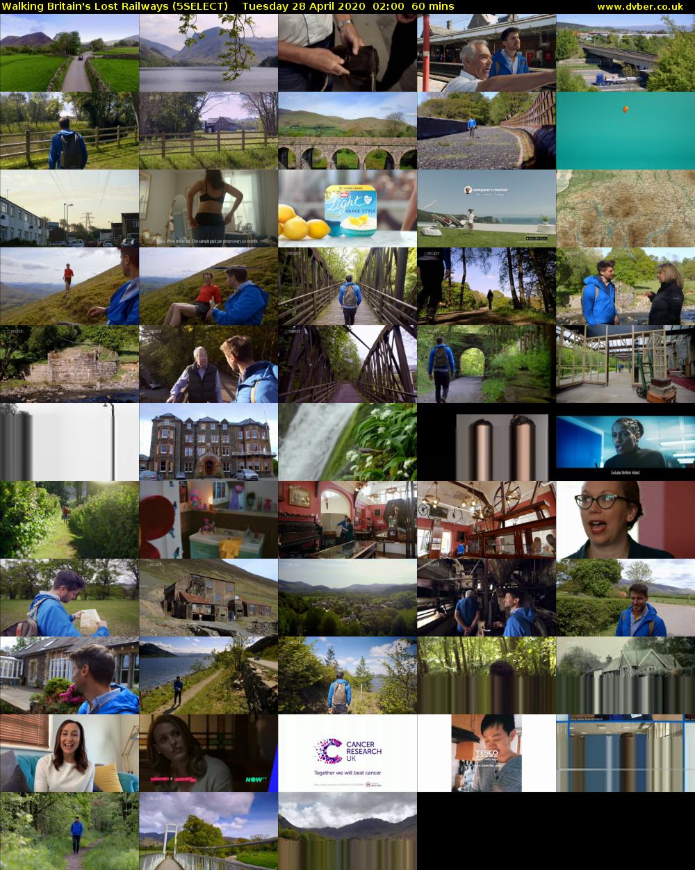 Walking Britain's Lost Railways (5SELECT) Tuesday 28 April 2020 02:00 - 03:00