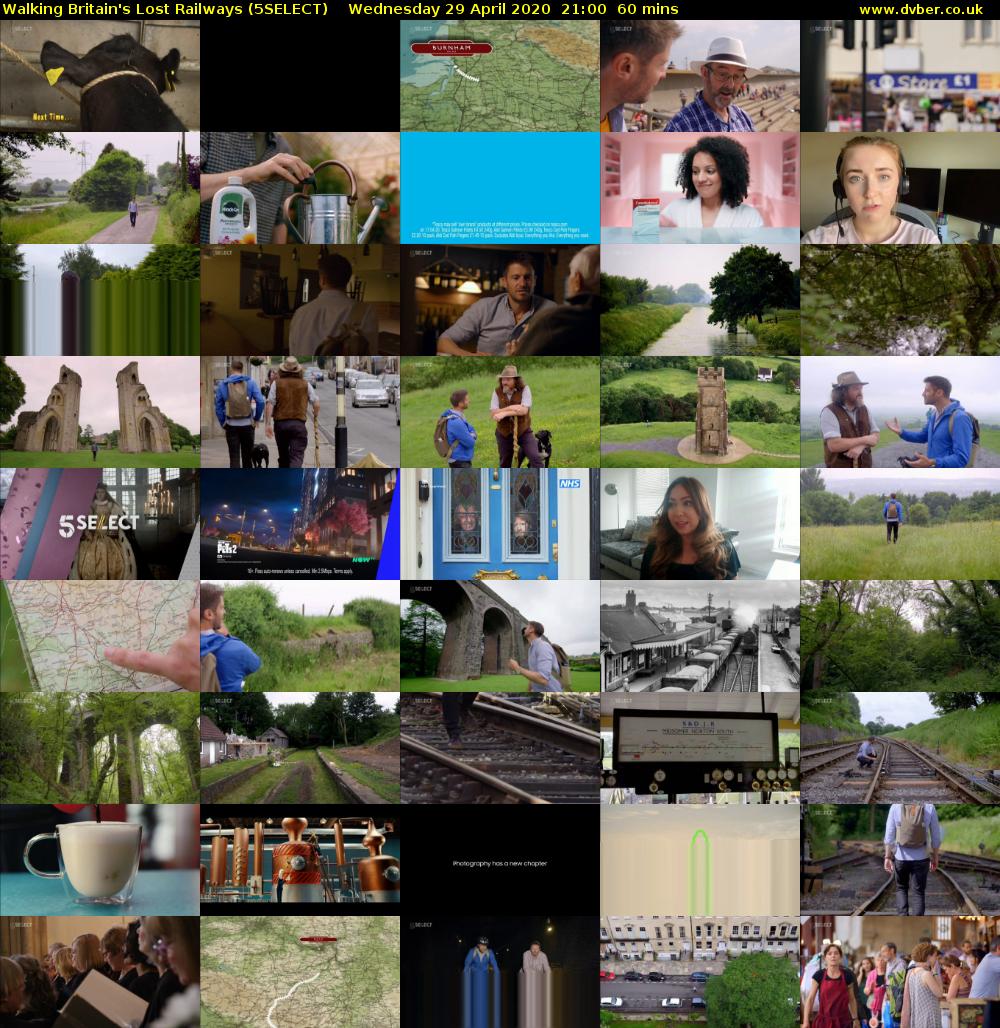 Walking Britain's Lost Railways (5SELECT) Wednesday 29 April 2020 21:00 - 22:00