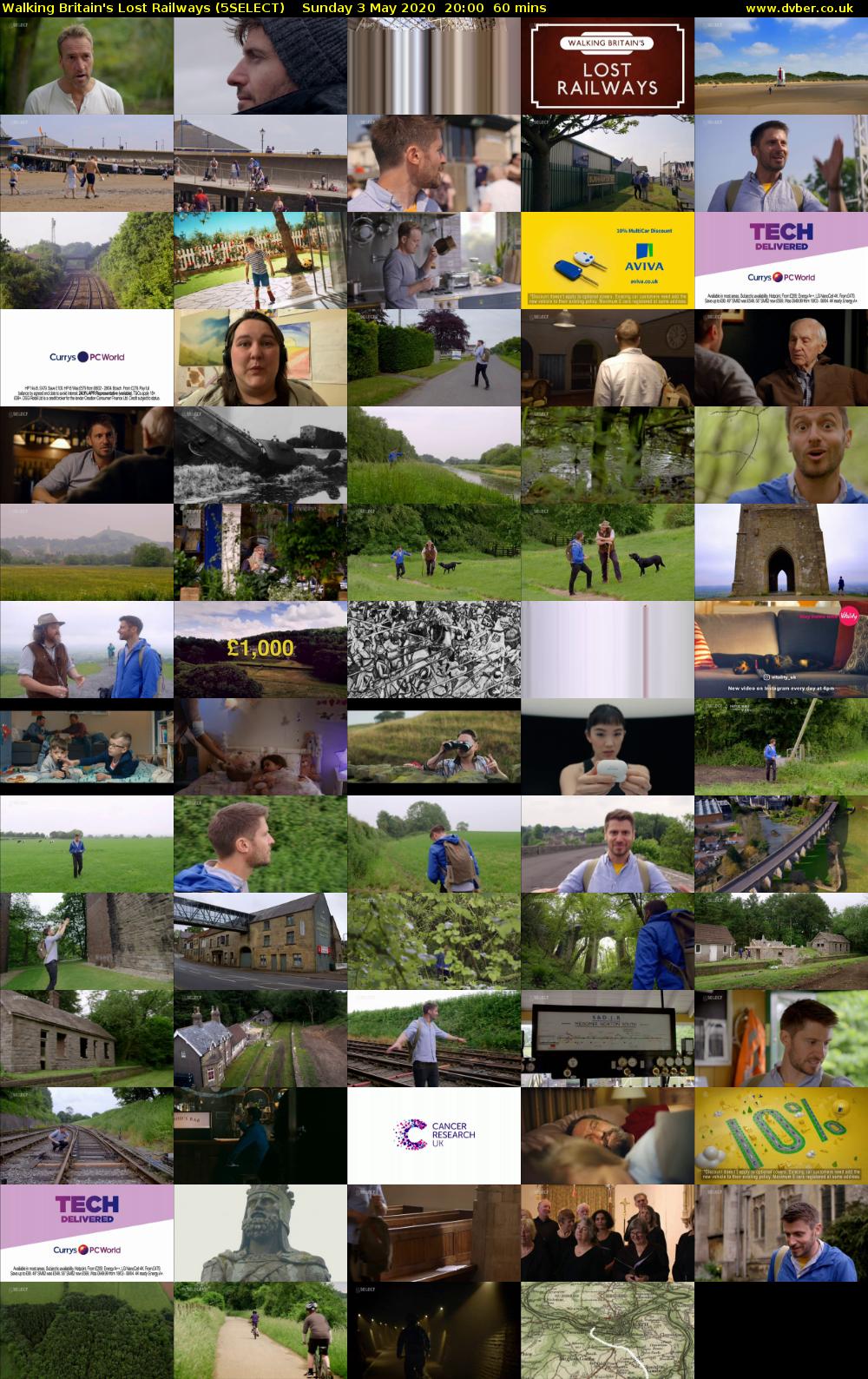 Walking Britain's Lost Railways (5SELECT) Sunday 3 May 2020 20:00 - 21:00