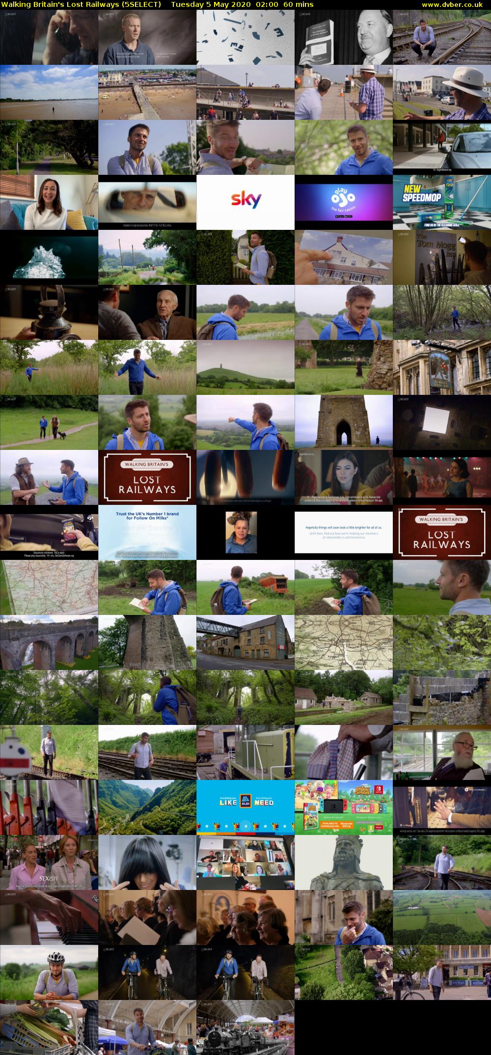 Walking Britain's Lost Railways (5SELECT) Tuesday 5 May 2020 02:00 - 03:00