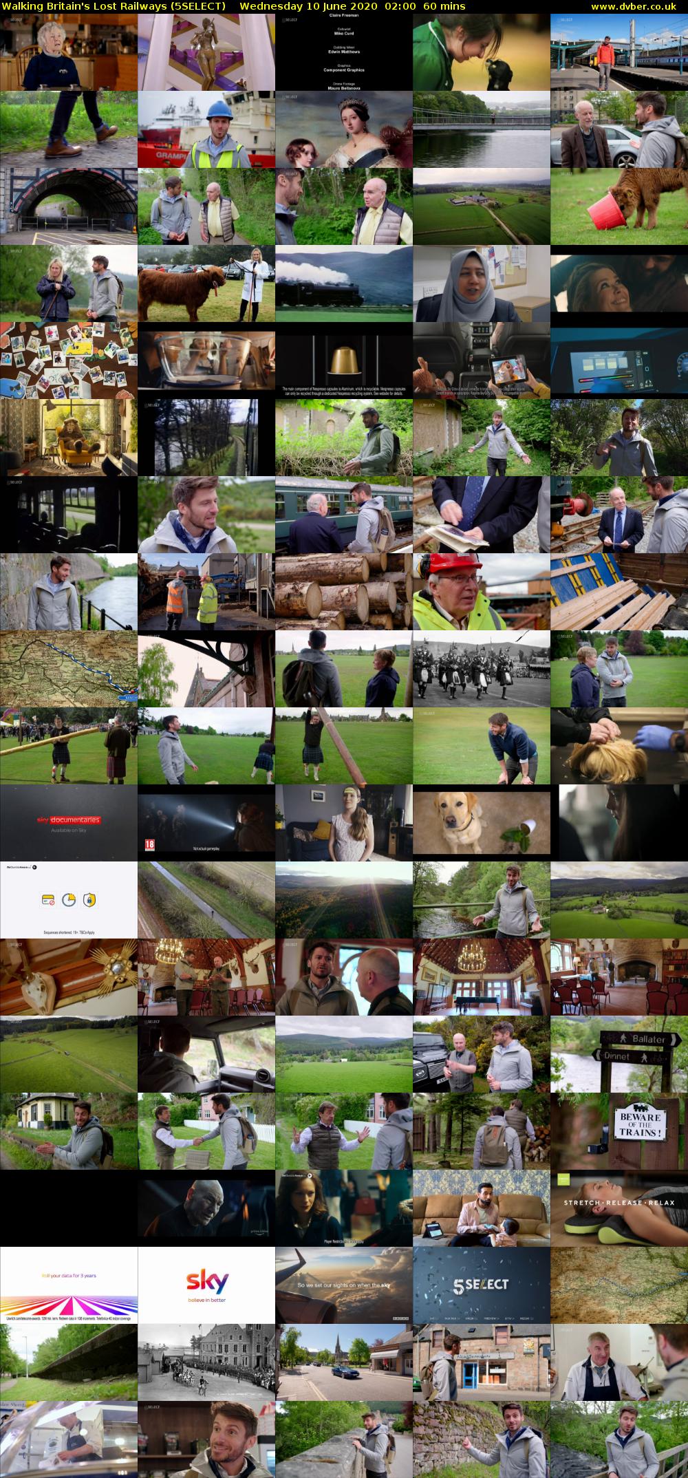 Walking Britain's Lost Railways (5SELECT) Wednesday 10 June 2020 02:00 - 03:00