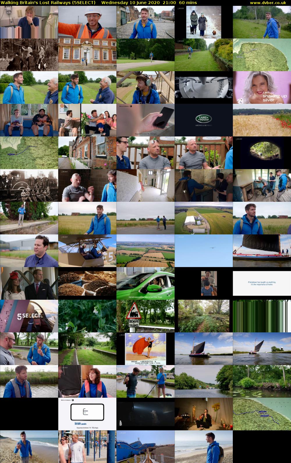 Walking Britain's Lost Railways (5SELECT) Wednesday 10 June 2020 21:00 - 22:00