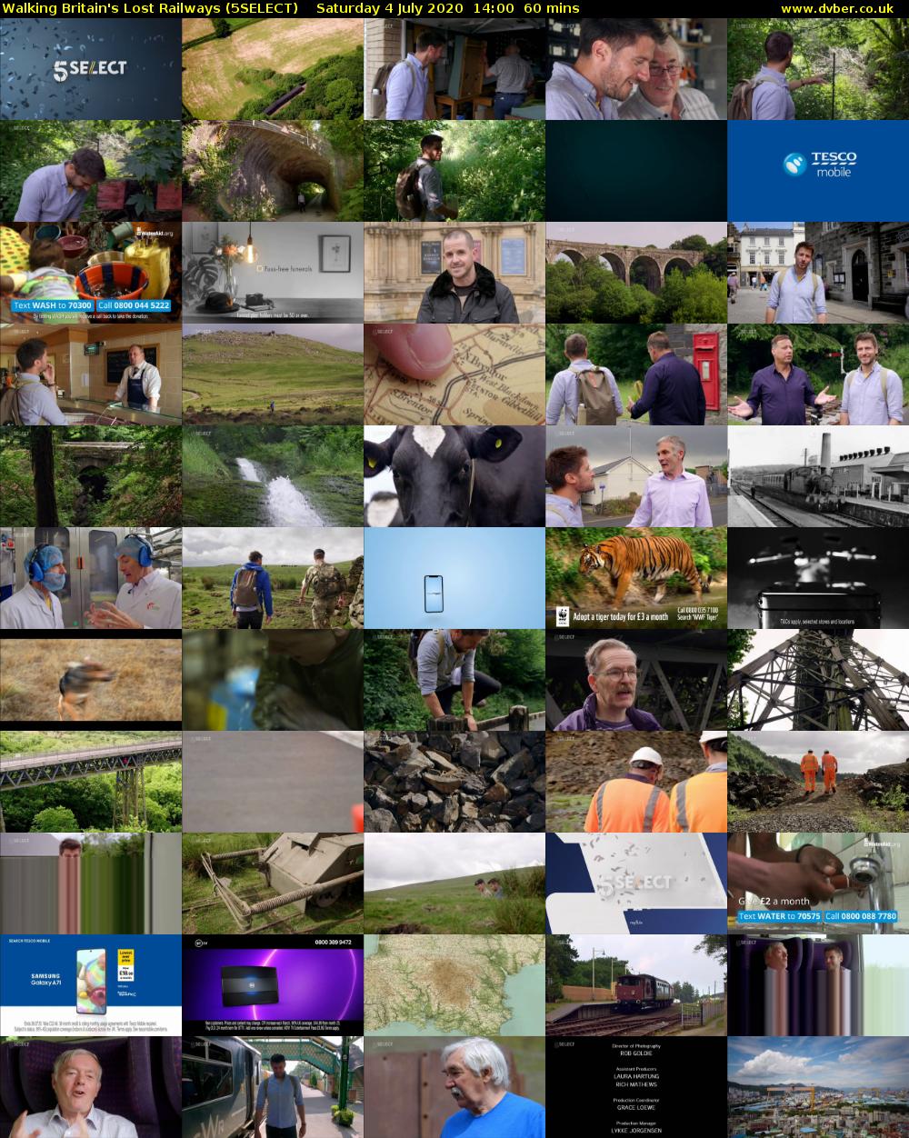 Walking Britain's Lost Railways (5SELECT) Saturday 4 July 2020 14:00 - 15:00