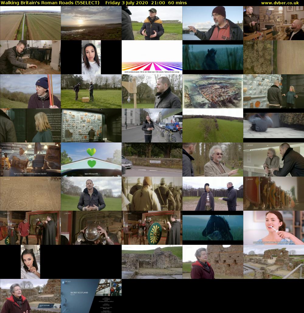 Walking Britain's Roman Roads (5SELECT) Friday 3 July 2020 21:00 - 22:00