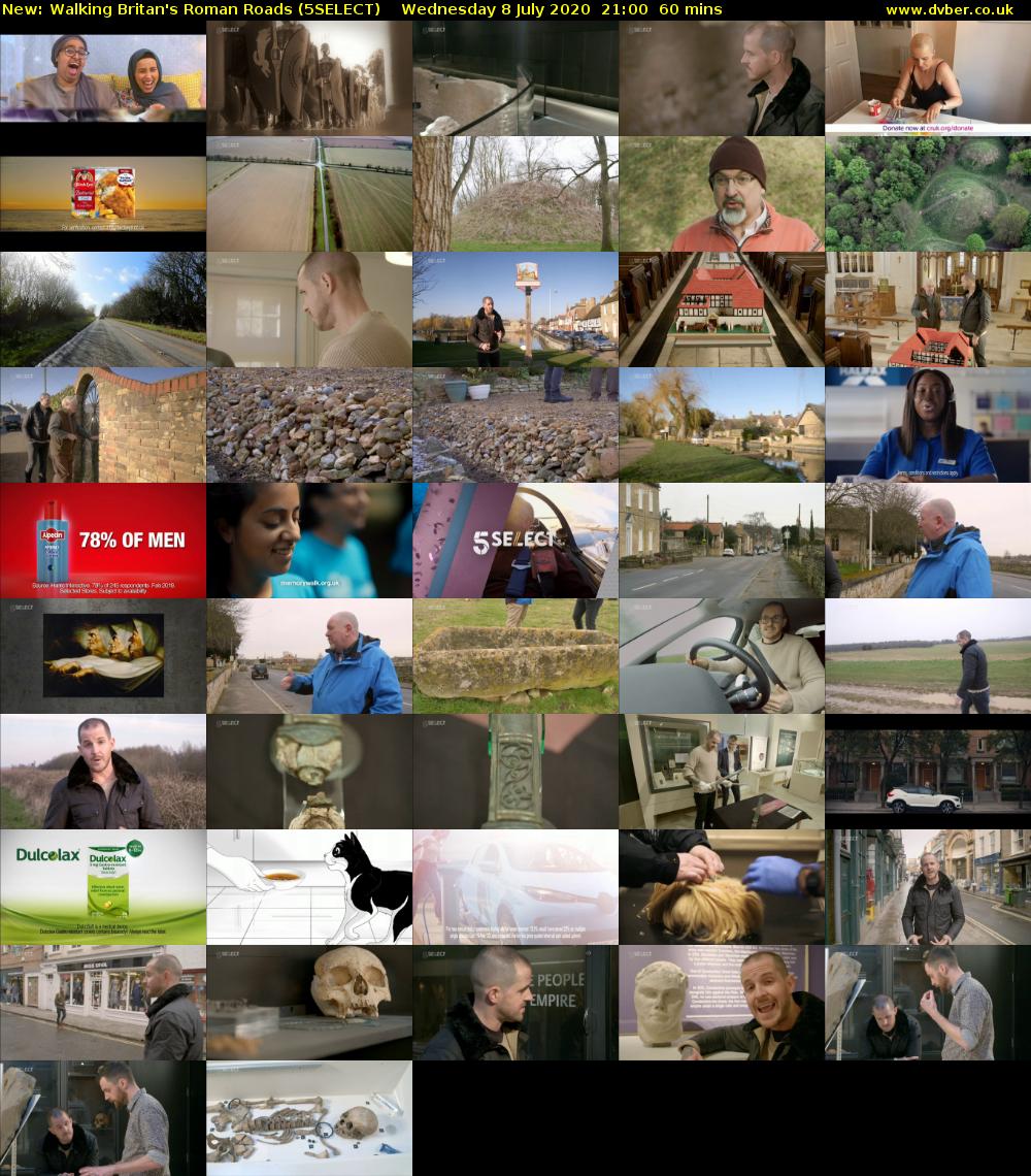 Walking Britan's Roman Roads (5SELECT) Wednesday 8 July 2020 21:00 - 22:00