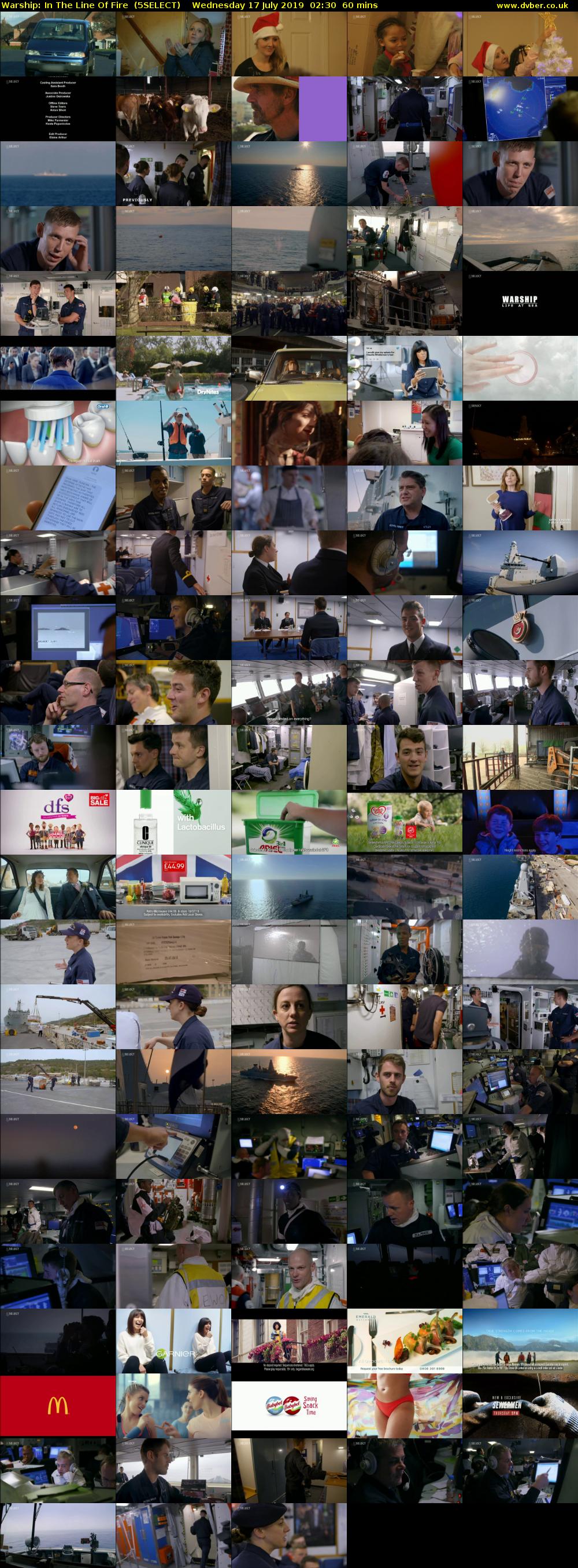 Warship: In The Line Of Fire  (5SELECT) Wednesday 17 July 2019 02:30 - 03:30