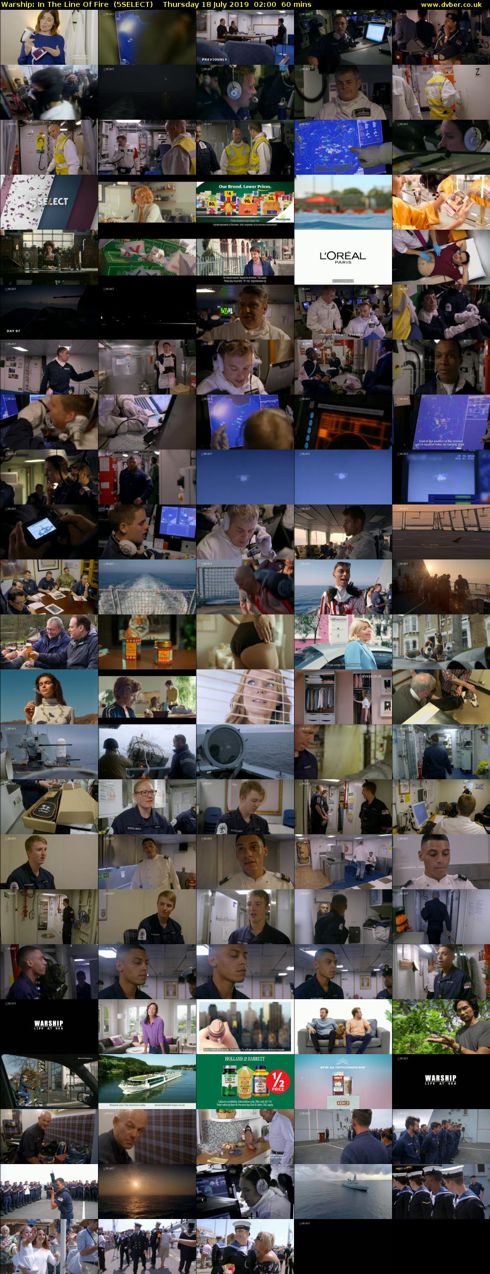 Warship: In The Line Of Fire  (5SELECT) Thursday 18 July 2019 02:00 - 03:00