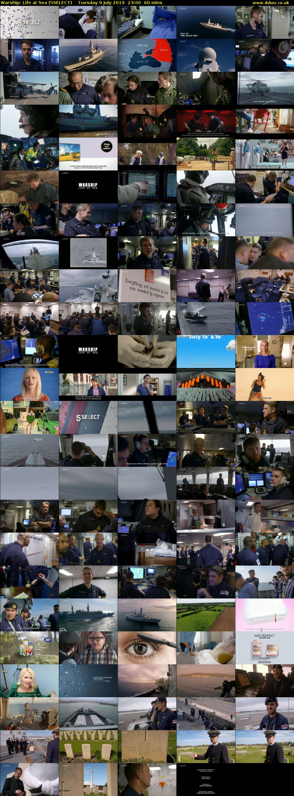 Warship: Life at Sea (5SELECT) Tuesday 9 July 2019 23:00 - 00:00