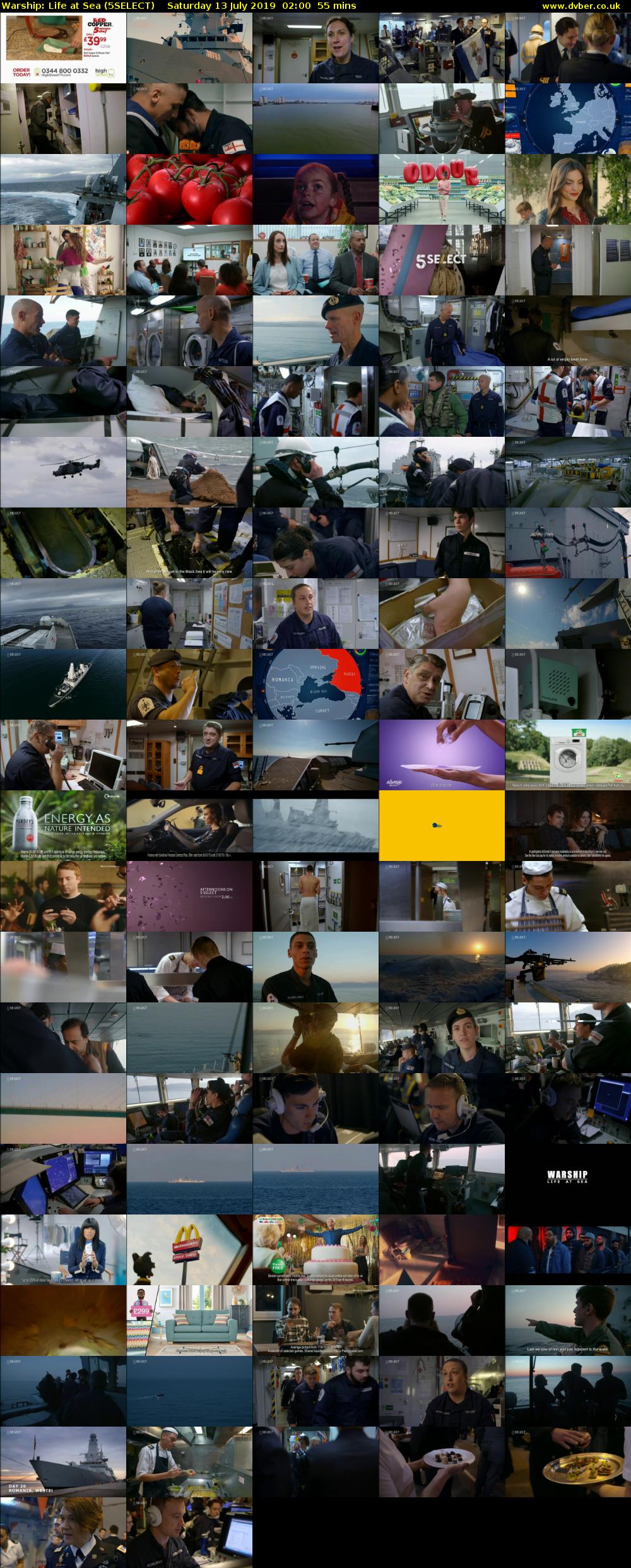 Warship: Life at Sea (5SELECT) Saturday 13 July 2019 02:00 - 02:55