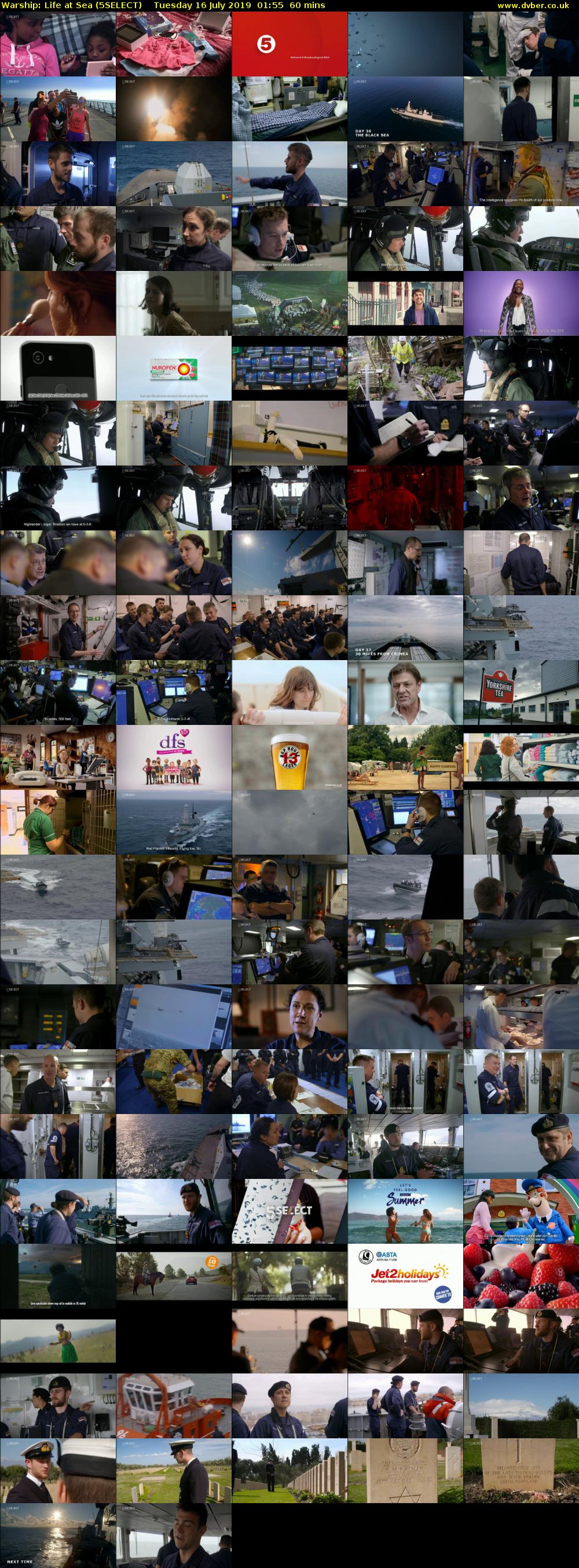 Warship: Life at Sea (5SELECT) Tuesday 16 July 2019 01:55 - 02:55