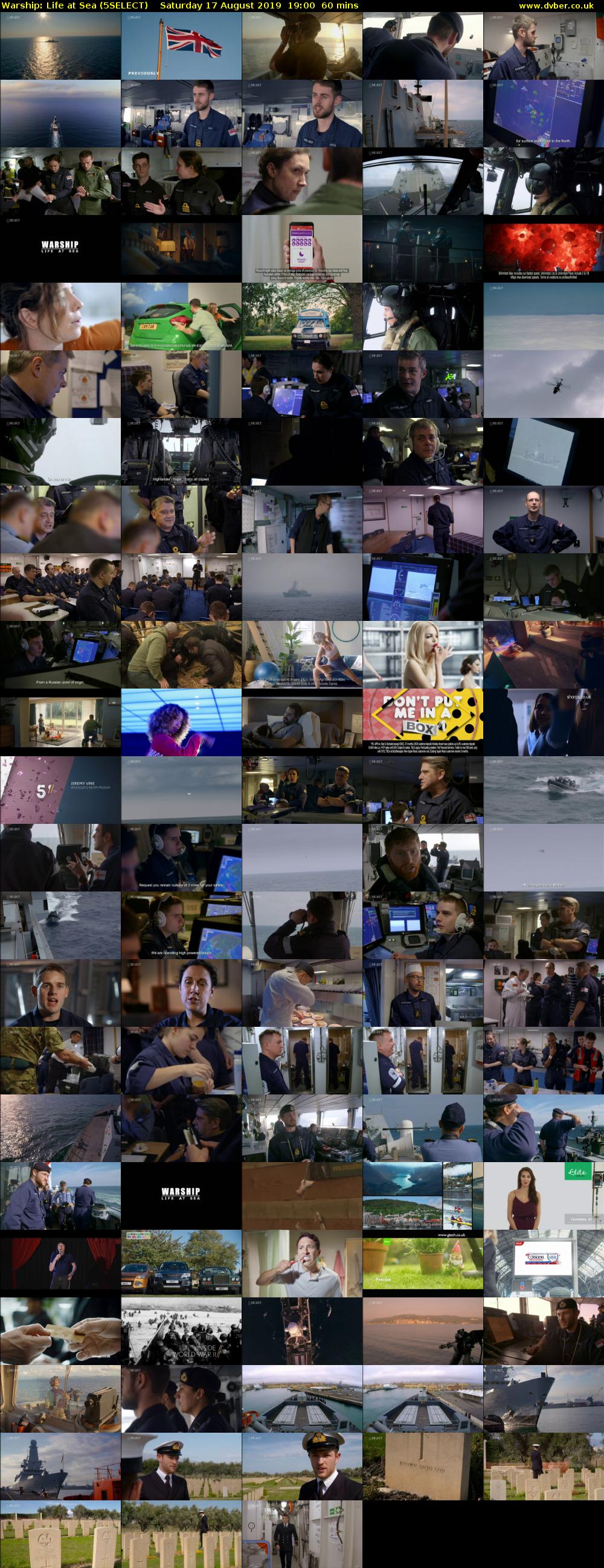Warship: Life at Sea (5SELECT) Saturday 17 August 2019 19:00 - 20:00