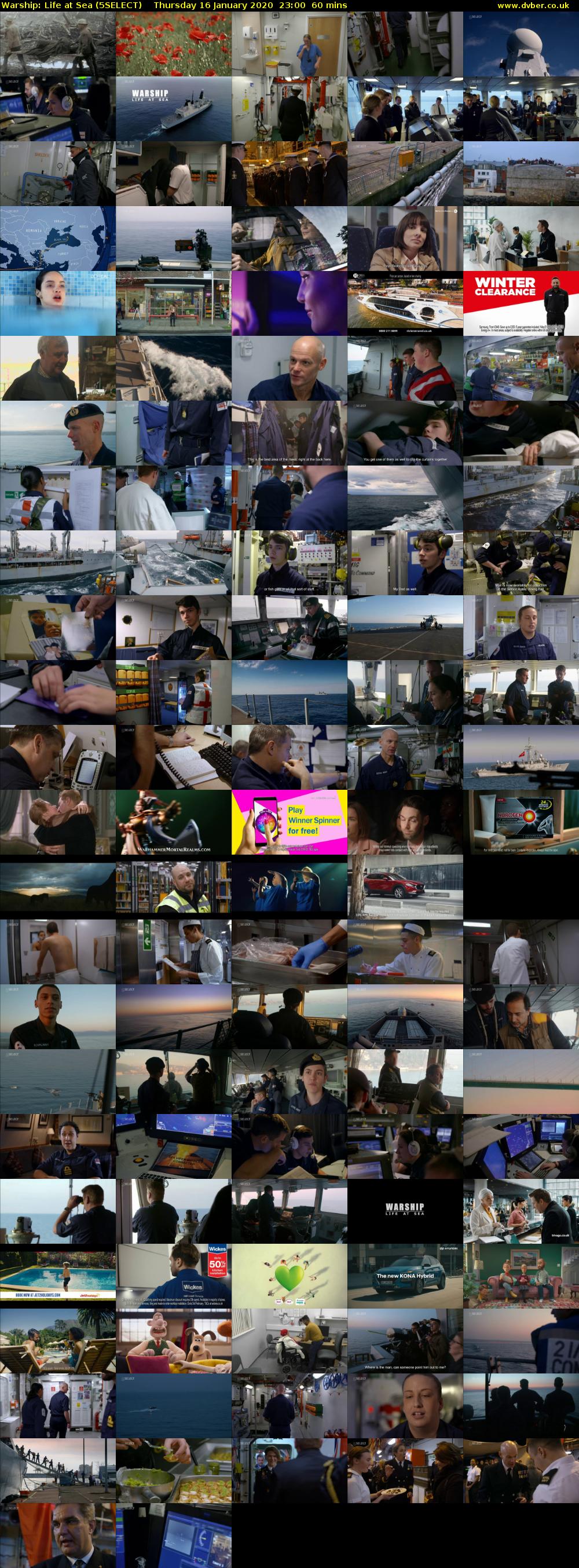 Warship: Life at Sea (5SELECT) Thursday 16 January 2020 23:00 - 00:00