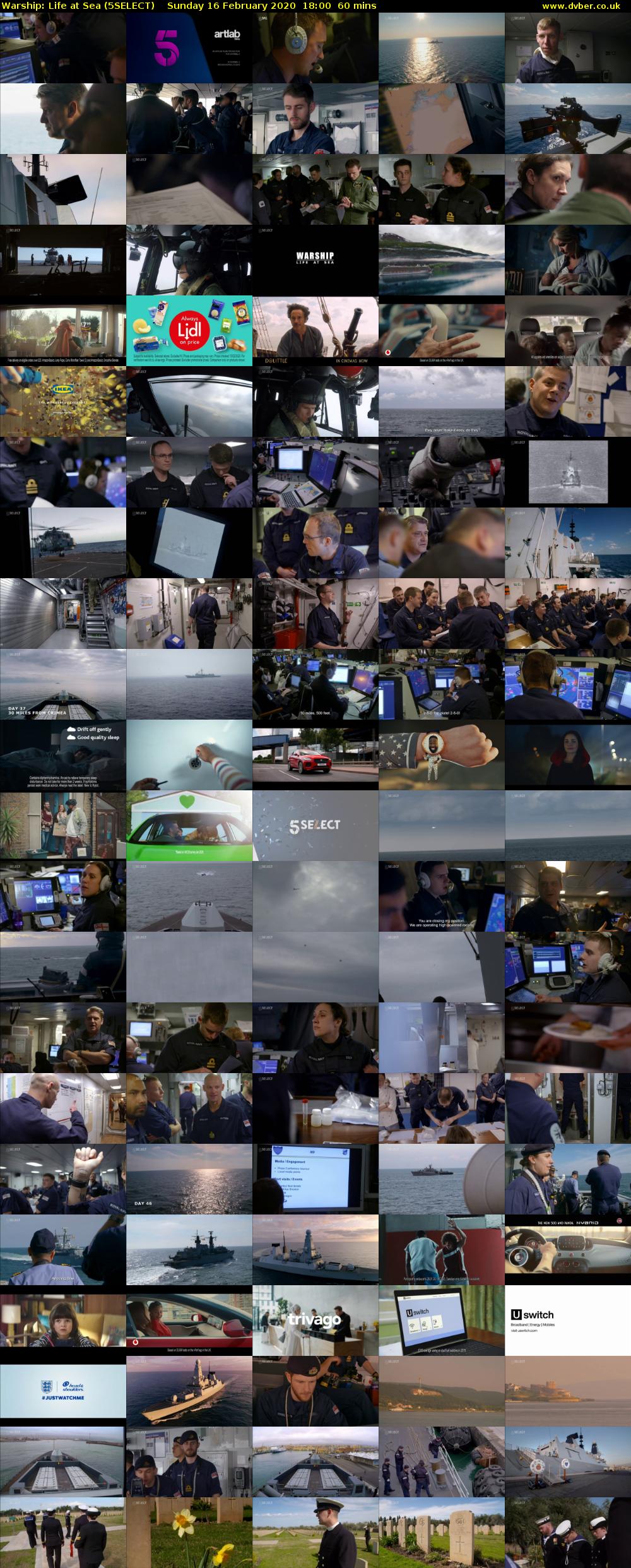 Warship: Life at Sea (5SELECT) Sunday 16 February 2020 18:00 - 19:00