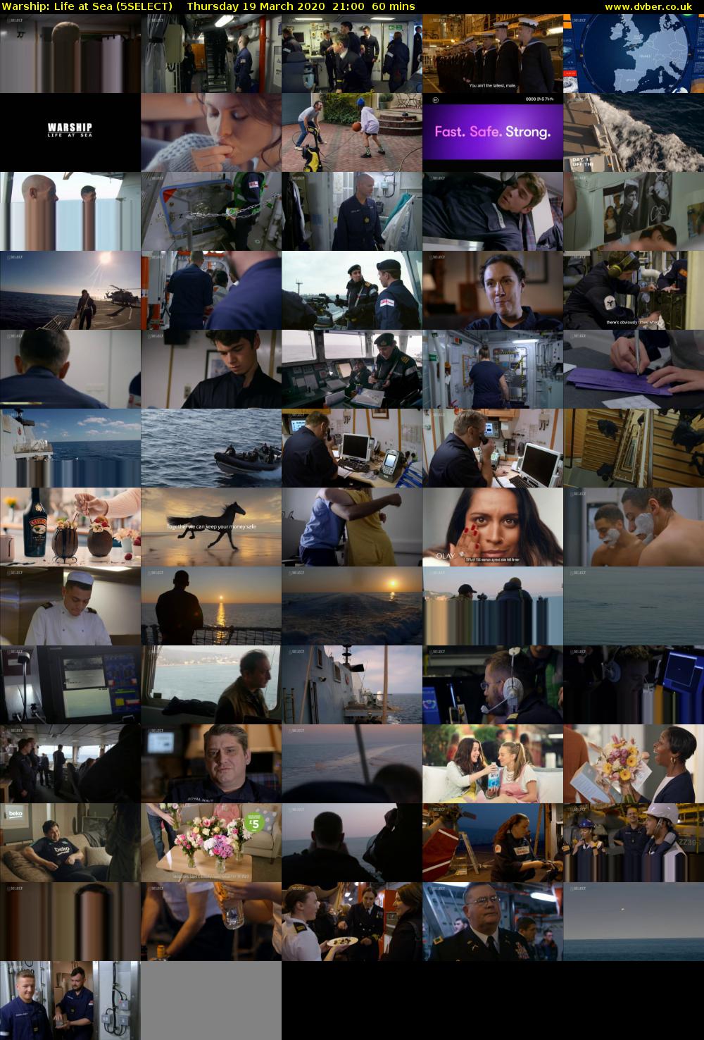 Warship: Life at Sea (5SELECT) Thursday 19 March 2020 21:00 - 22:00